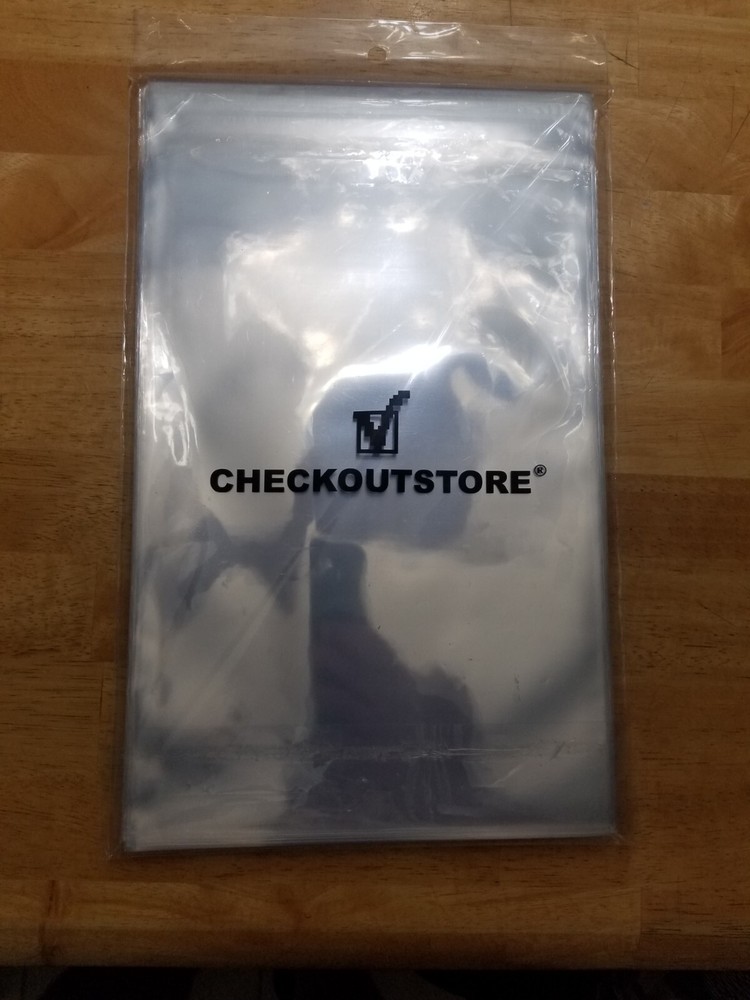 Thick Comic Book Bags, Silver Age, Crystal Clear, Polypropylene, Sealable Flap,