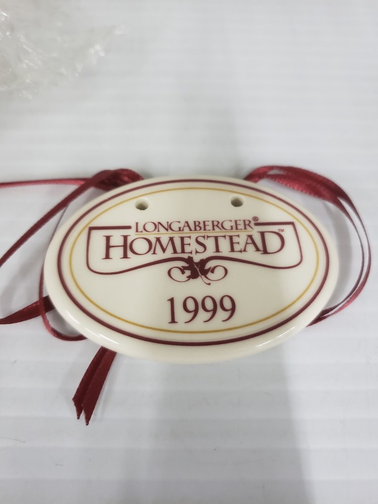 Longaberger Tie-on - 'Homestead 1999' -