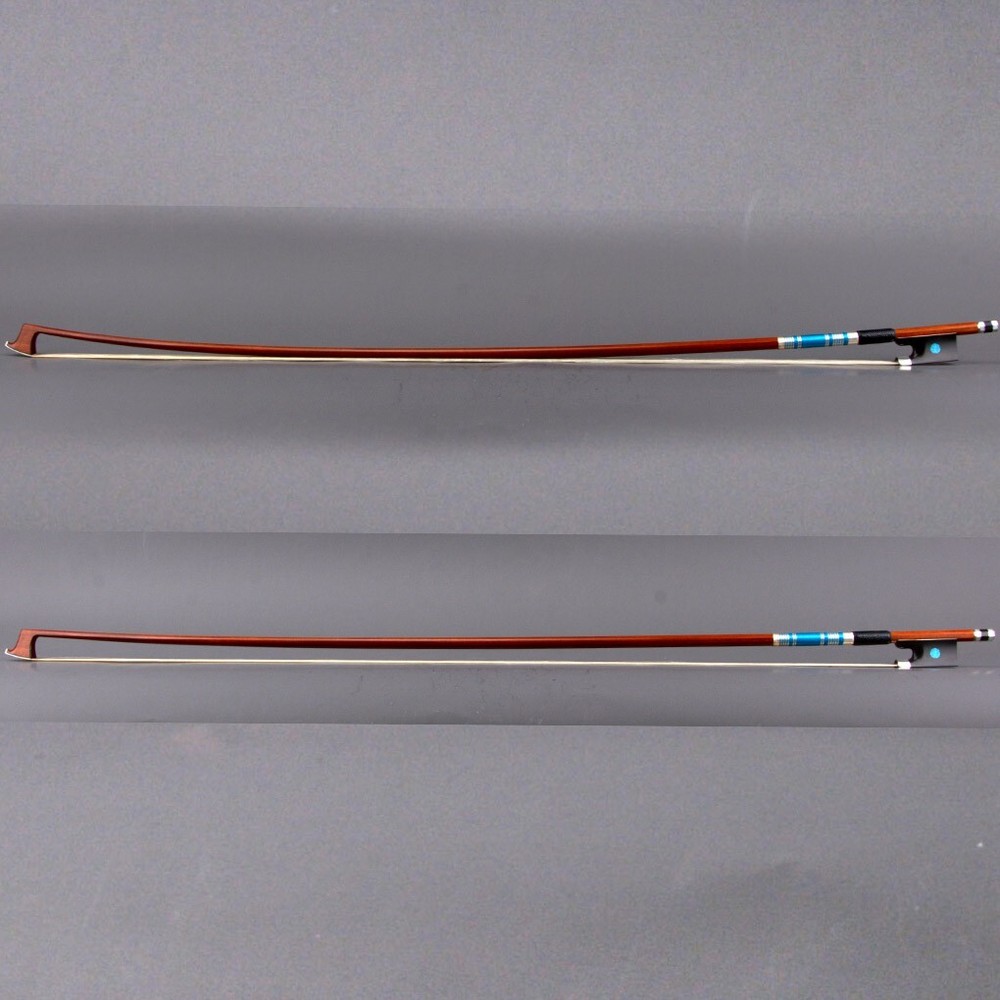 D.Peccatte Copy Master Pernambuco Violin 4/4 Bow Ebony Blue eye Frog Silver Fast