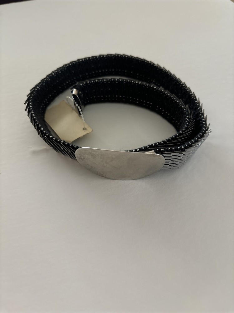 Vintage Metal Scale Stretch Belt