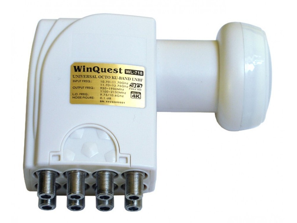 OCTO 8 outputs Universal Satellite LNB Downconverter