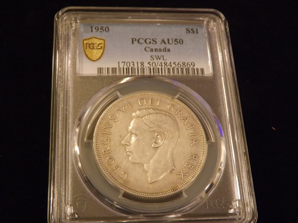 1950   S$1                Canada        PCGS  AU 50