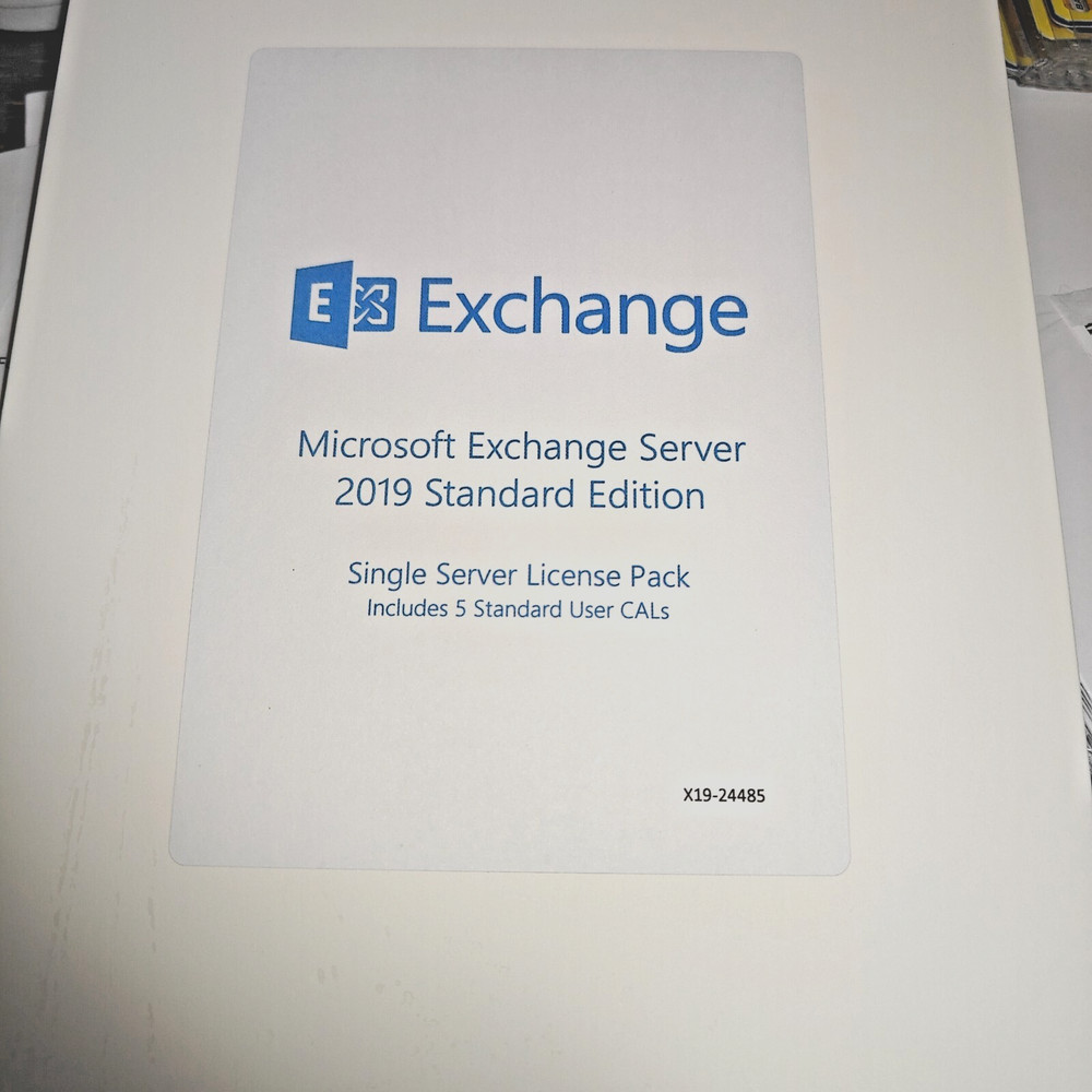 Microsoft Exchange Server 2019 Standard Edition - DVD License Pack