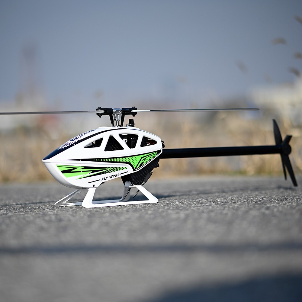 FlyWing FW450L V3 RC Helicopter 10CH GPS ACE Flight Controller 2 Battery White