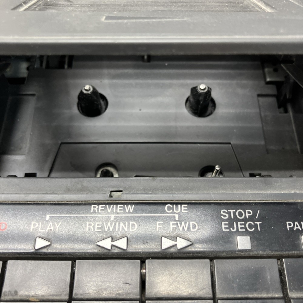 Vintage Sharp RD-764AV Cassette Tape Player Recorder 6 HP Jacks
