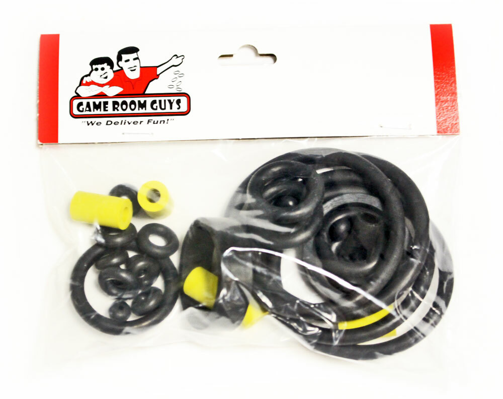 Sega Viper Night Drivin Pinball Machine Replacement Rubber Ring Kit Black