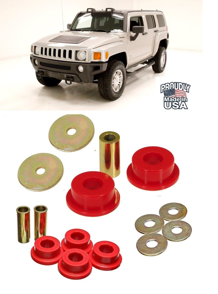 Polyurethane Front Differential Mount Bushing Set (3 Location) for Hummer H3