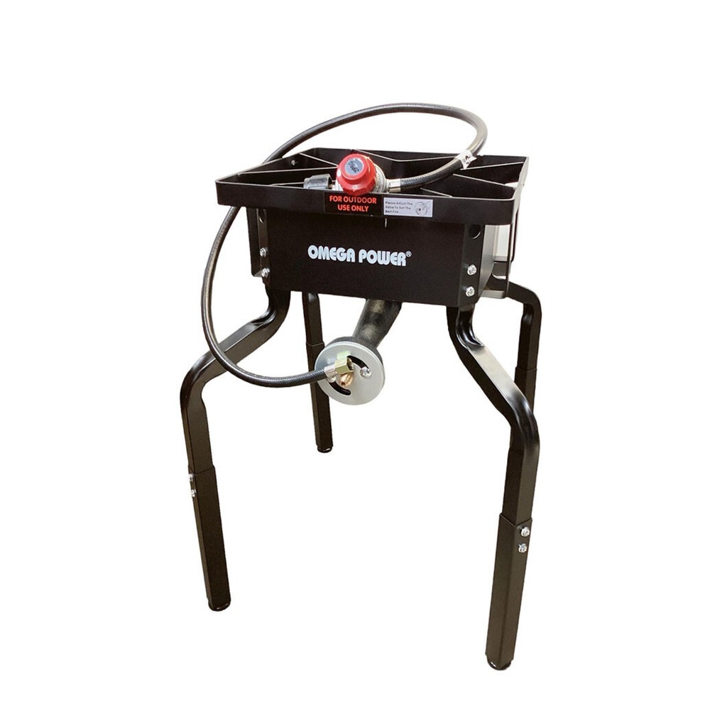 Single Propane Burner For Camping, Tailgating, Home Brewing,Adjustable Height
