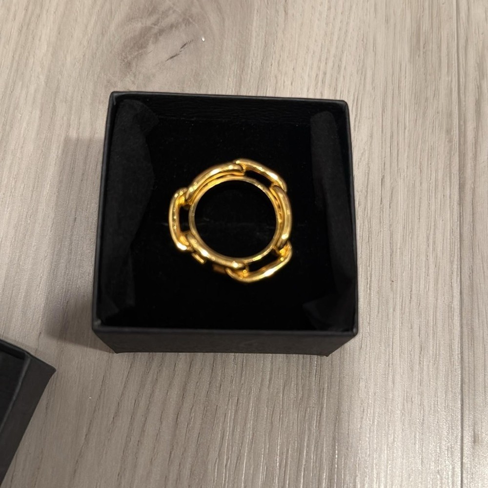 Hermes Gold Scard Ring