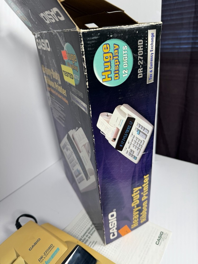 CASIO DR0—270HD HEAVY DUTY RIBBON PRINTER (USED)