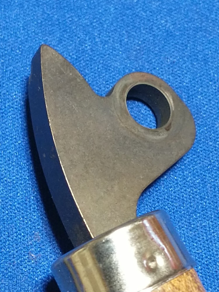 VINTAGE WOOD HANDLE RELOADING? SINGLE HANDLE 6 1/4"