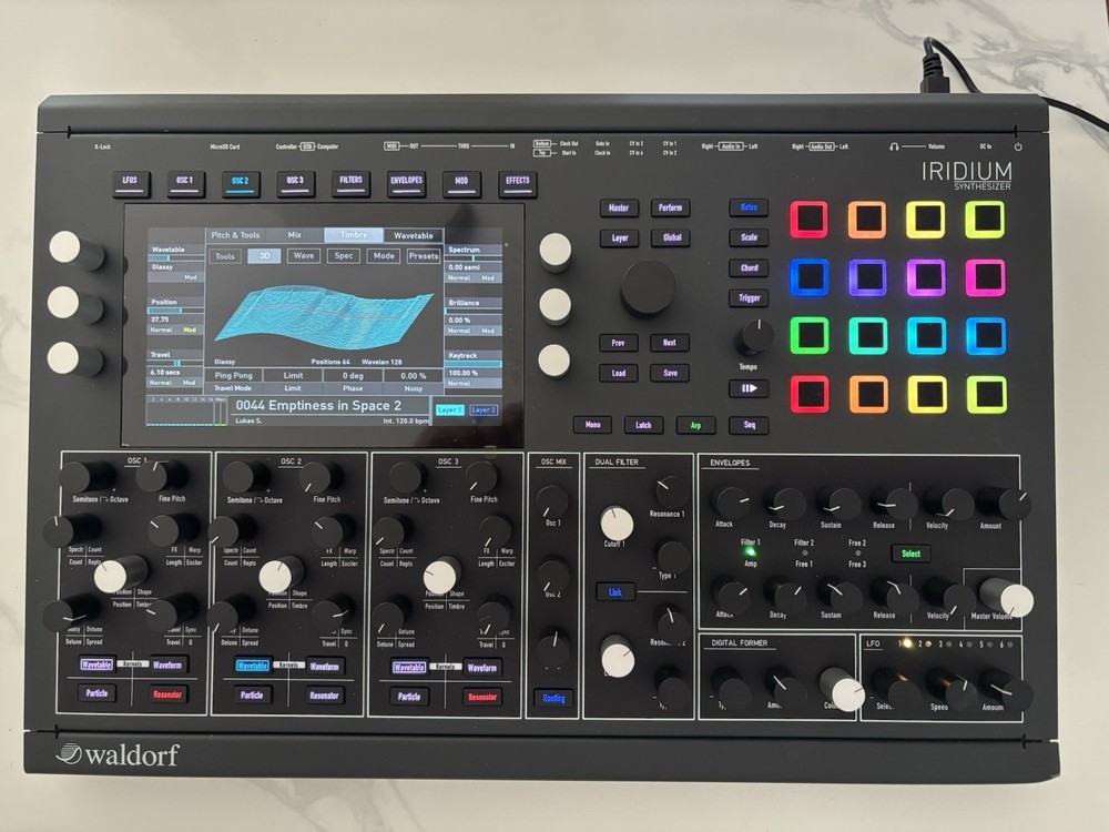 Waldorf Iridium Digital Polyphonic Desktop Synthesizer Module