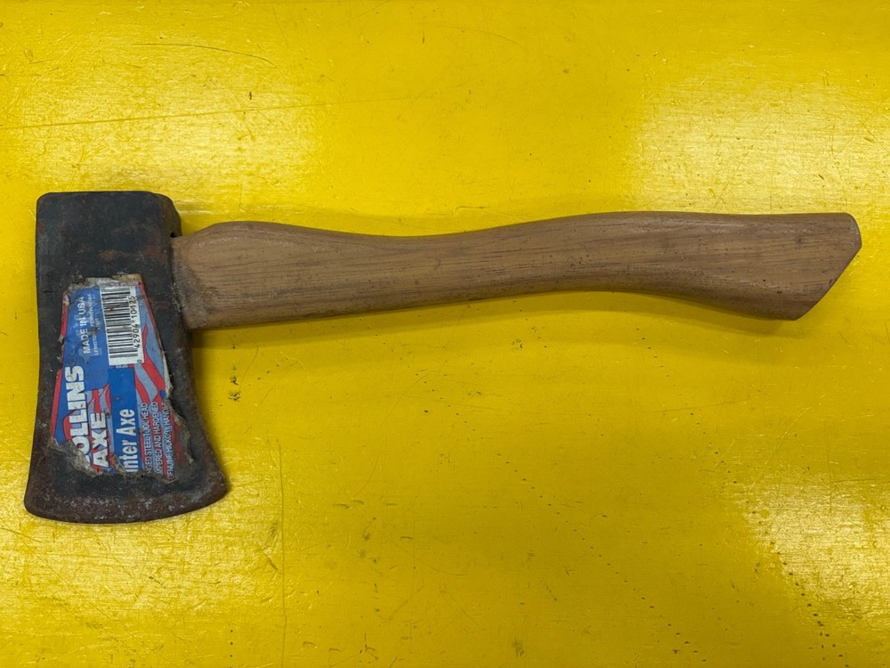 Vintage COLLINS AXE HATCHET camping original handle