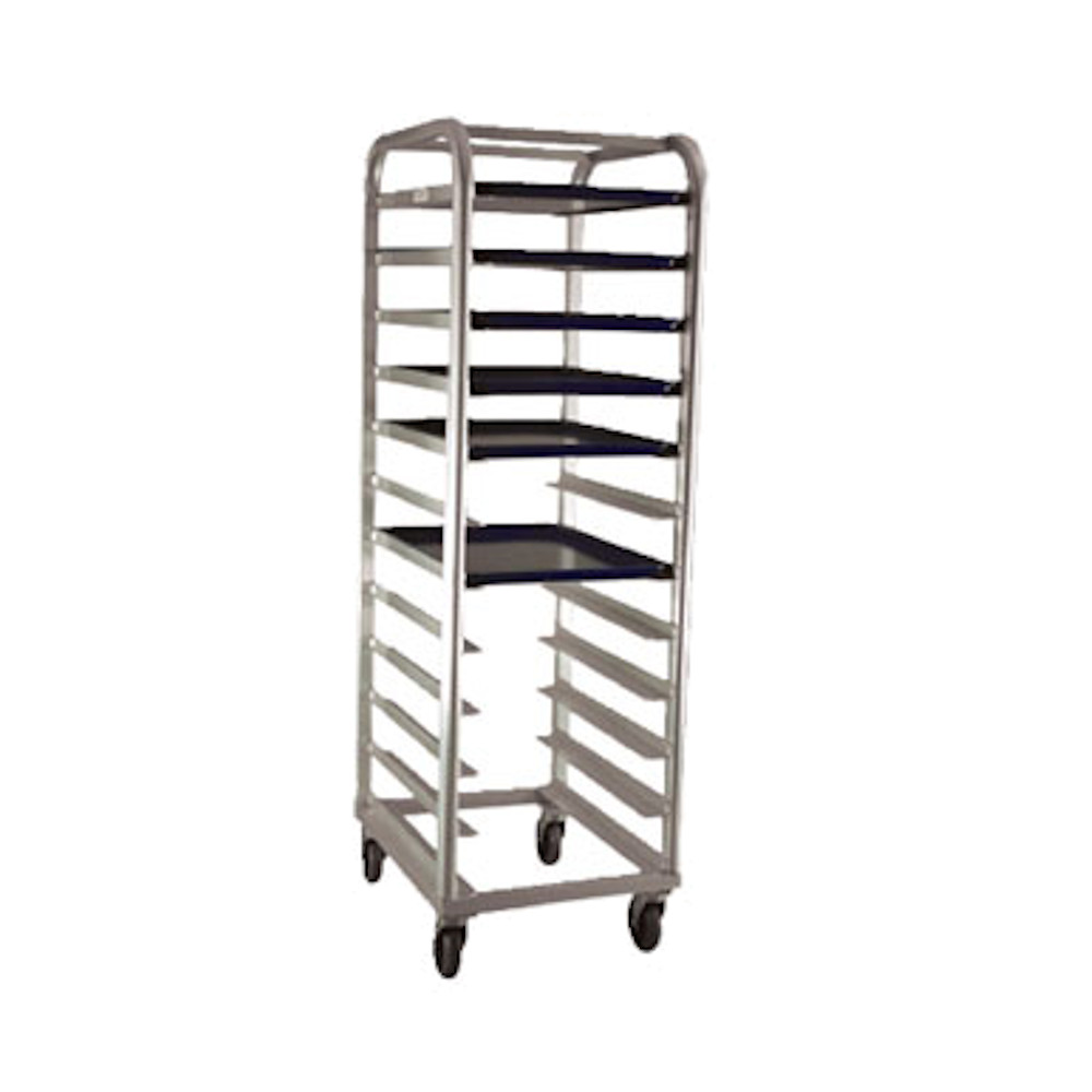 New Age 1164 Mobile End-Loading 21" Utility Rack with Open Sides