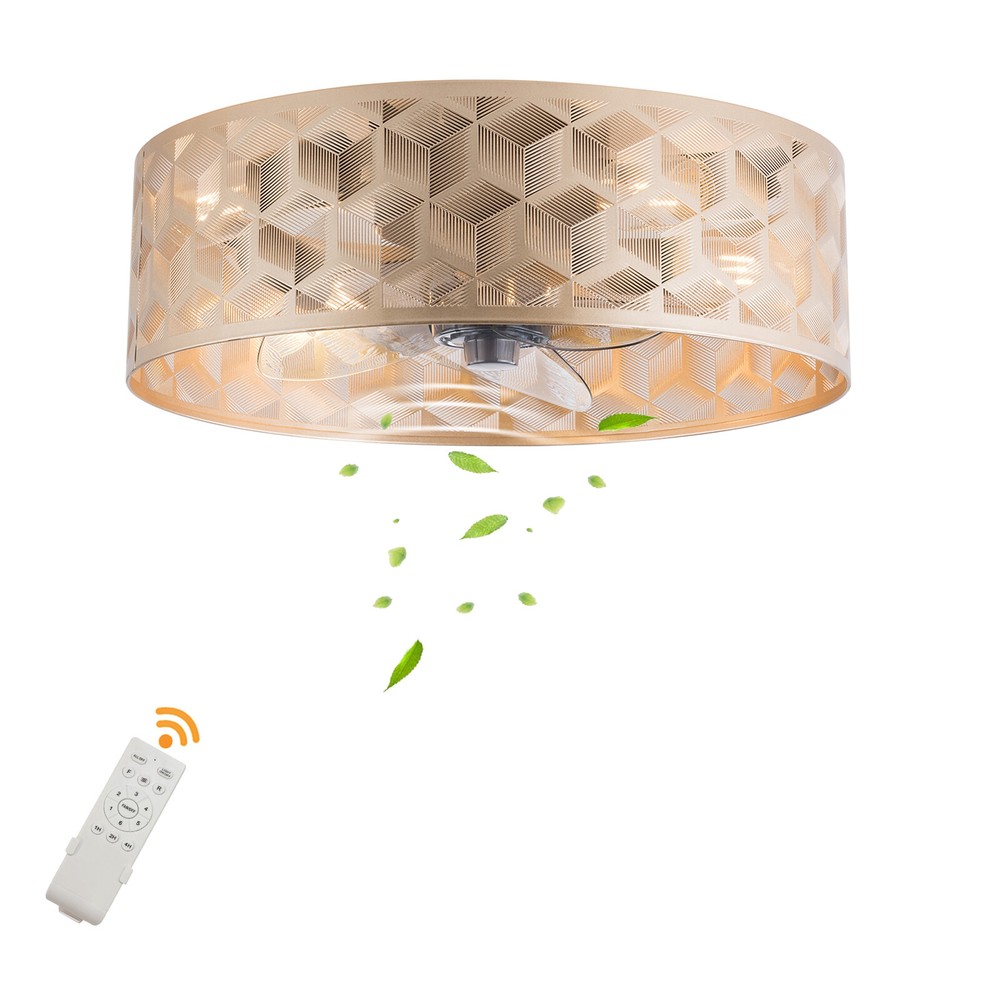 Features 4 E26 Bulbs lamp holders 40W Ceiling Fan With Lights Remote Control