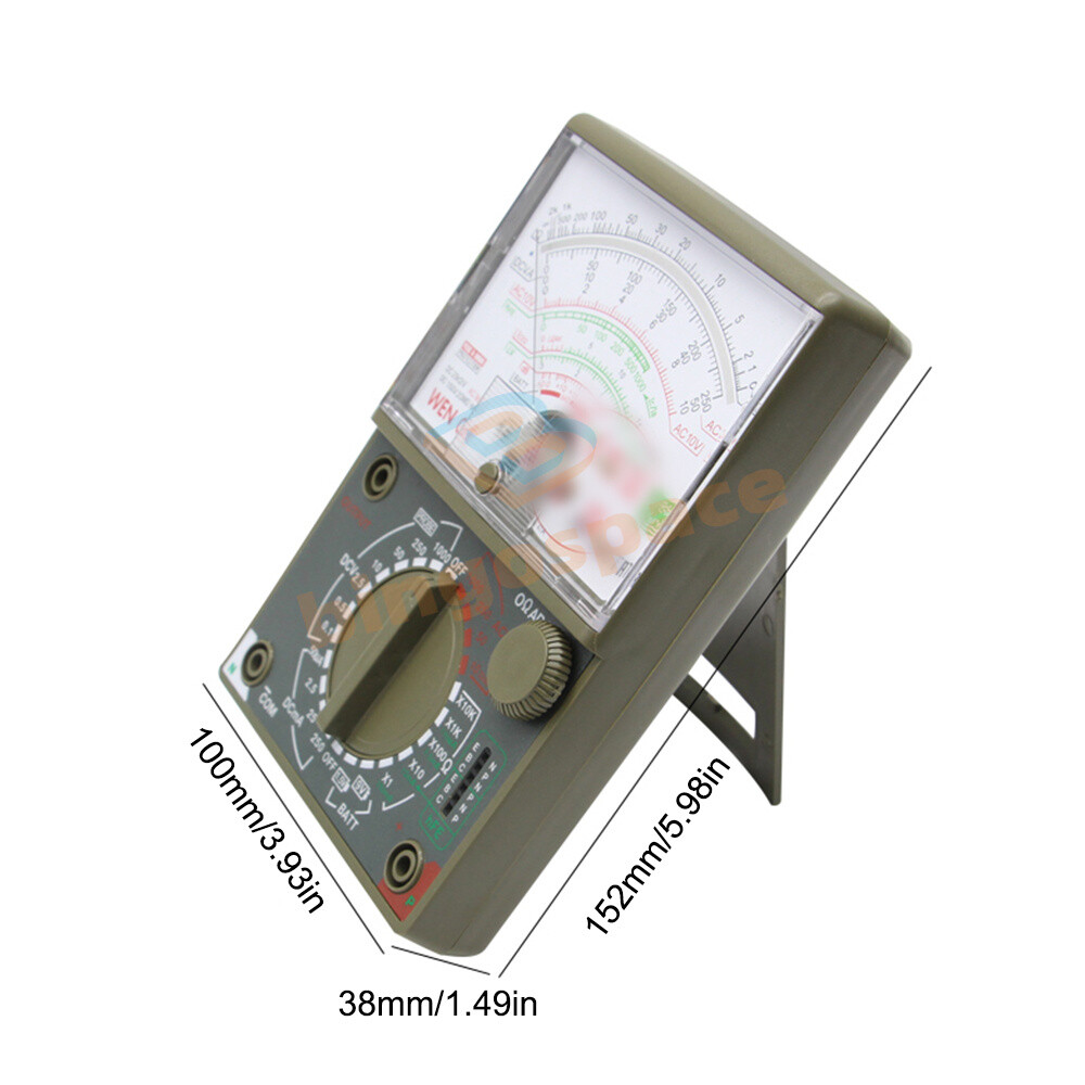Multimeter DC AC Analogue Meter DE-960TR Multitester Resistance Volt Current Ohm