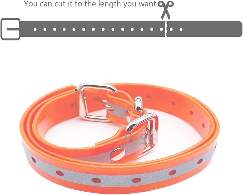 Safety-First Dog Collar Strap - Durable TPU Replacement for Training Collars