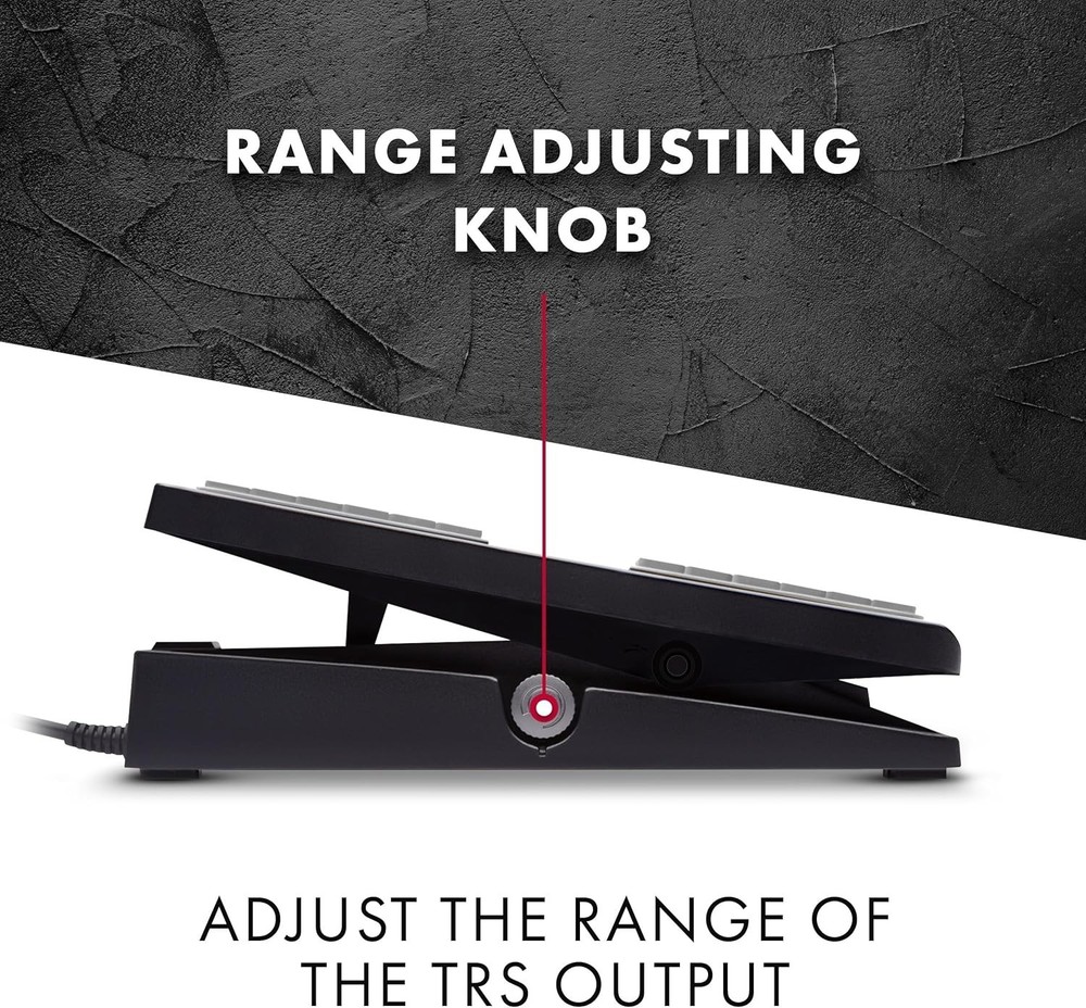Robust EX-P Expression Pedal for Smooth Modulation Control in Music Performance