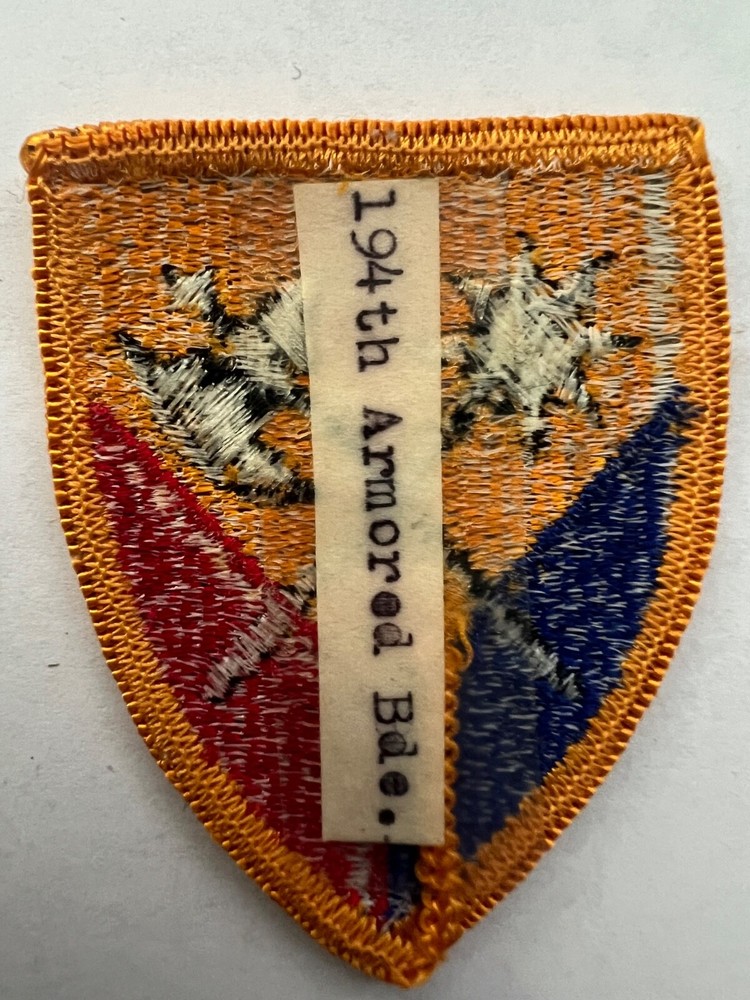 194th Armored Brigade US Army Patch