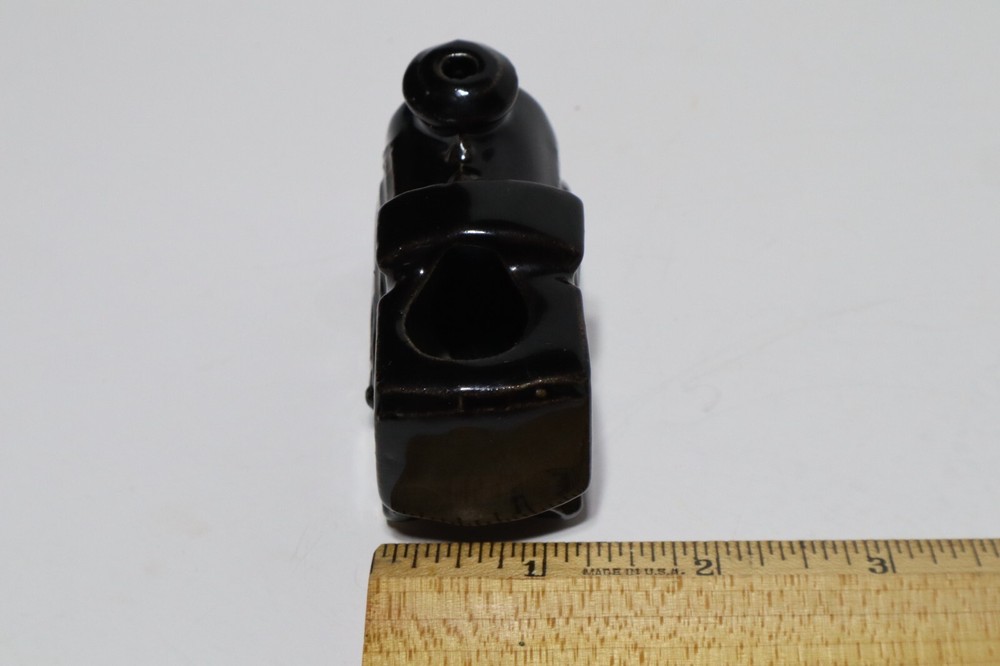 Black Train Engine Toothpick Holder