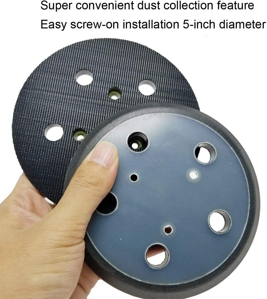 5" Orbital Sander Replacement Pad Hook Loop 5-Hole 3-Screw for Porter Cable 333