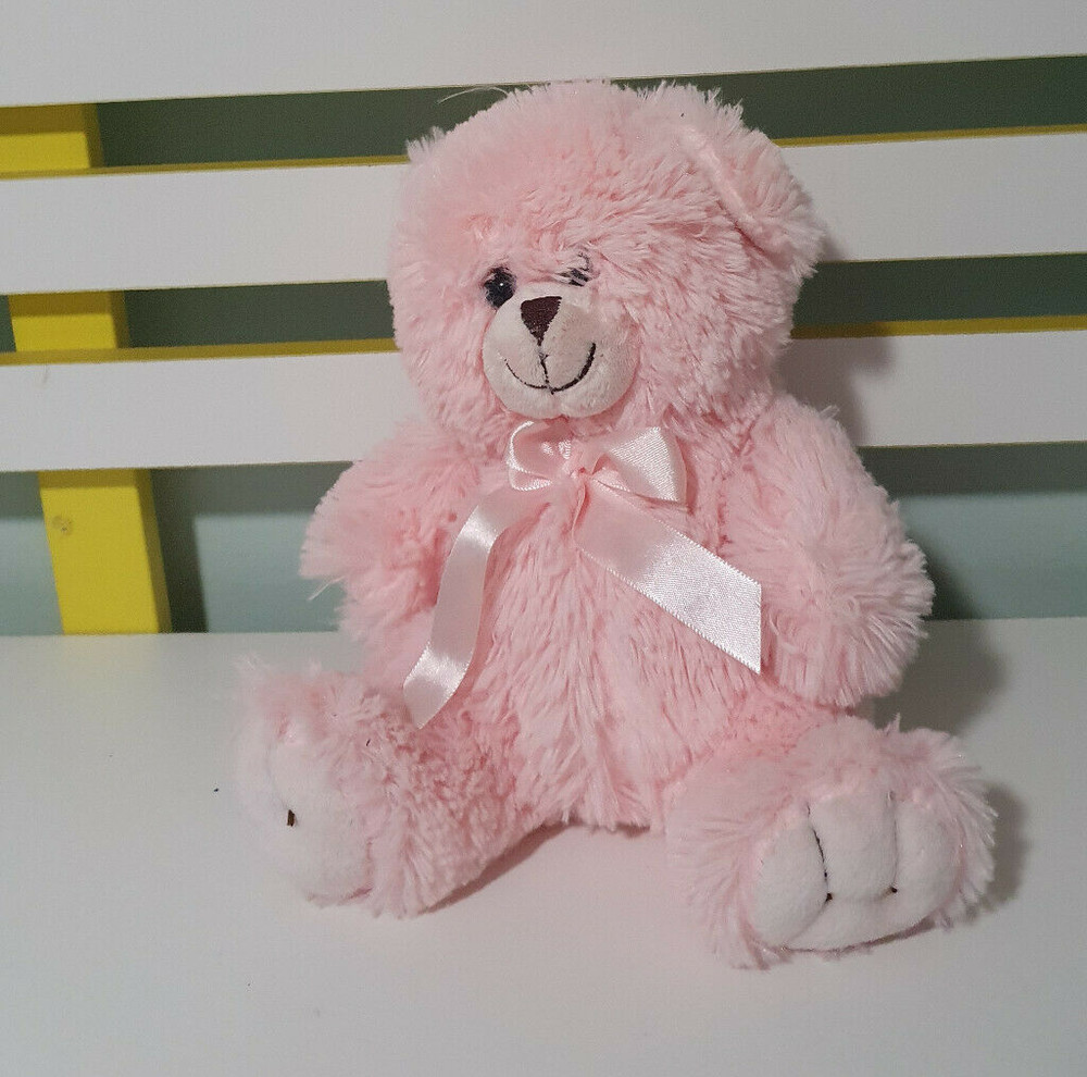 PINK TEDDY BEAR 20CM QUALITY TEDDY BEAR