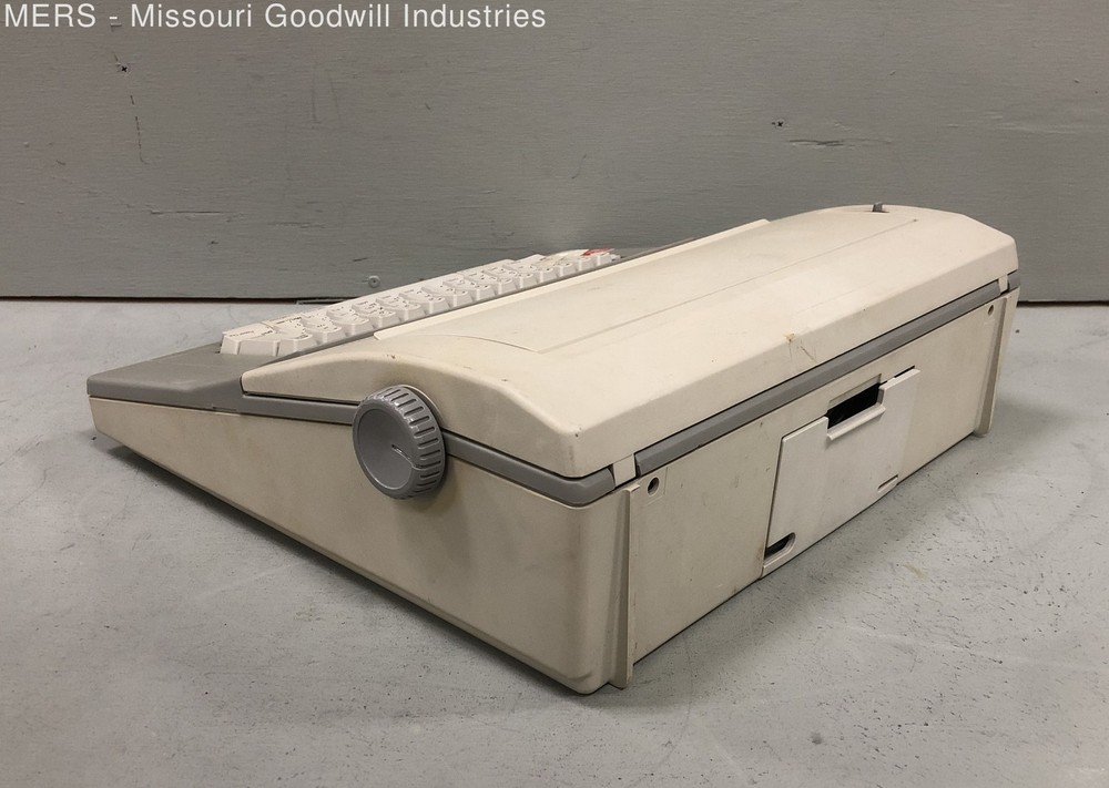 Smith Corona Beige Electronic Display Office Typewriter