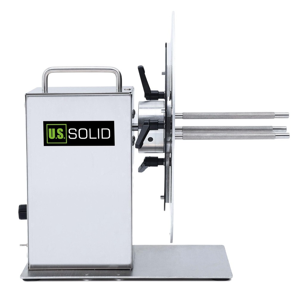 U.S. Solid Automatic Label Rewinder 11.8 in Roll Diameter 5.91 in Width
