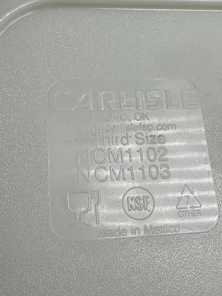 2x Carlisle Coolcheck Coldmaster Bins Sixth Size + Third Size NCM1105 + NCM1103