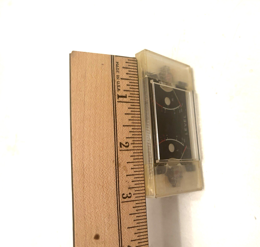 VINTAGE LEFT RIGHT LEVEL PANEL METER FROM CLOSED AUDIO SHOP - RECEIVER ?