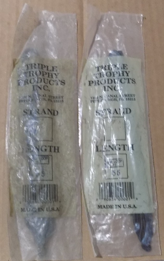 2 Triple Trophy Bowstrings 55"