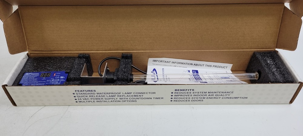 RGF BLU-QR UV Stick Light, Day Timer Ballast, Magnetic Mount Quick Release NEW