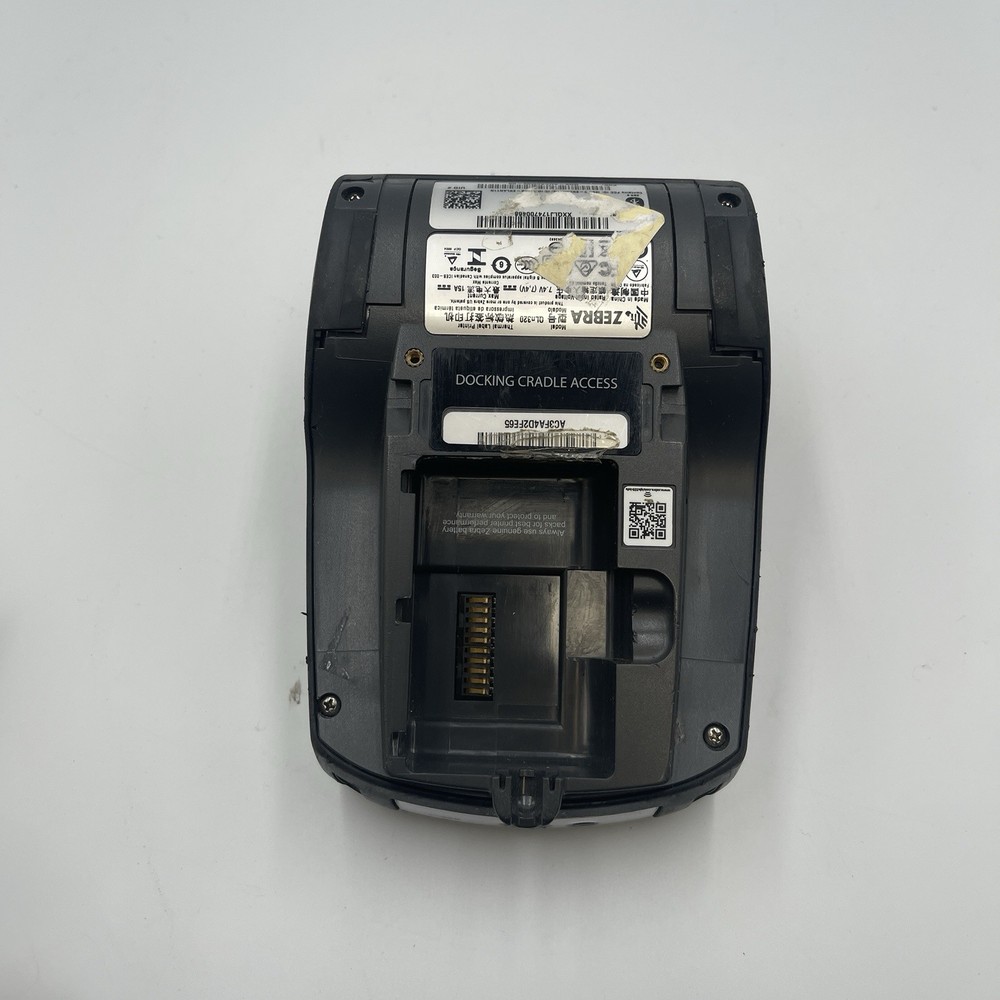 Zebra QLN320 Barcode Printer, WiFi, Bluetooth, Charger, And Battery