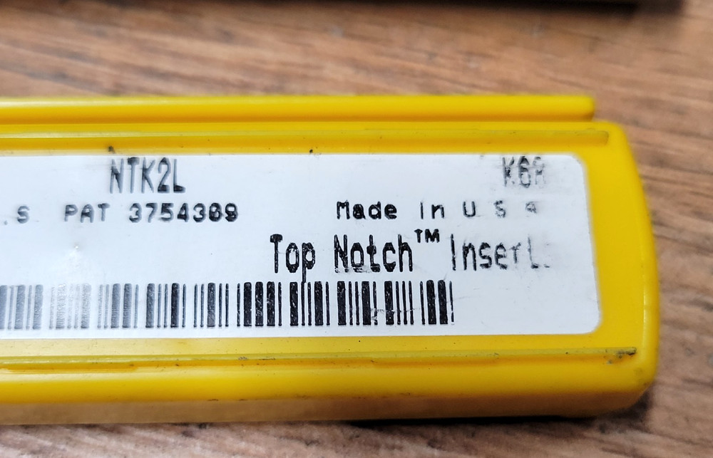 KENNAMETAL INDEXABLE BORING BAR - 5/8 " TOP NOTCH + NEW INSERTS
