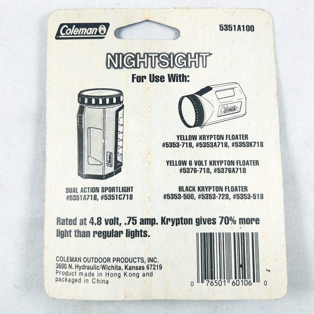 Three (3) New Coleman 5351A100 Krypton Flashlight Bulb 2 Pack