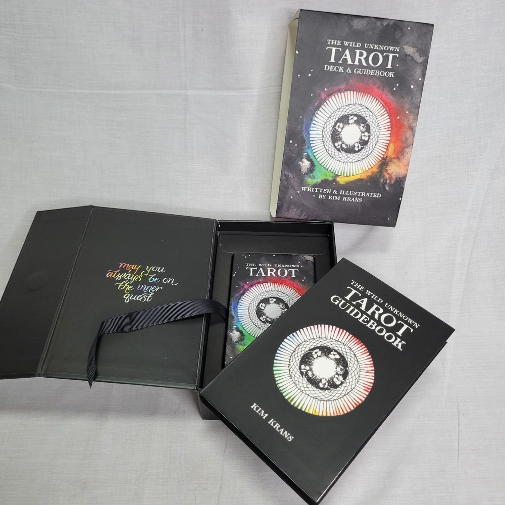 The Wild Unknown Tarot Deck & Guidebook Kim Krans Box Set