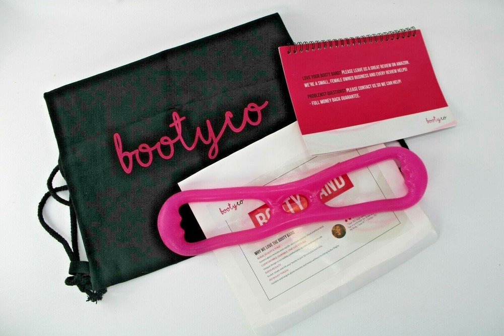 BootyCo Booty Band Program Book Pink Booty Band Black Bag