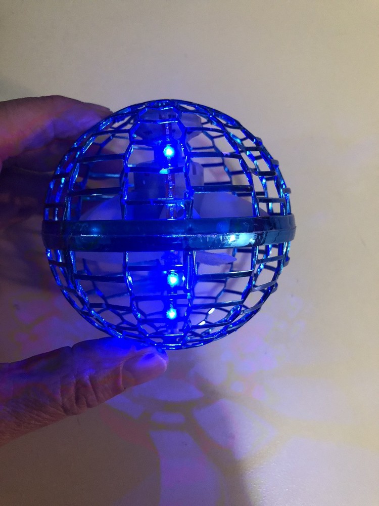 Flying Ball Smart AI Aerial Drone Blue Tested