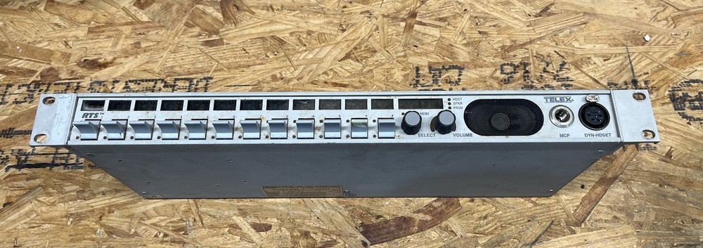 UNTESTED RTS Telex KP-12LK 12 Position Key Panel Intercom System