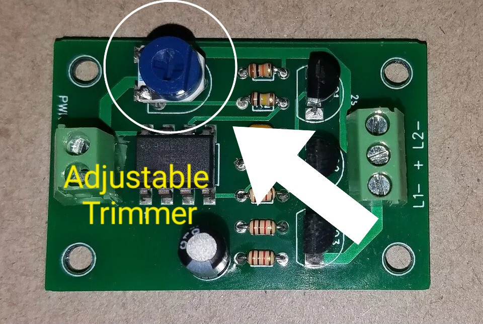 DC Dual Flasher Circuit (Variable Speed)