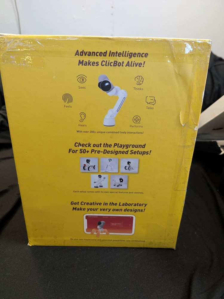 Keyitech ClicBot Robot,Original Full Kit.IMPORTANT!!! BRAIN FIXED BATTERY FIXED