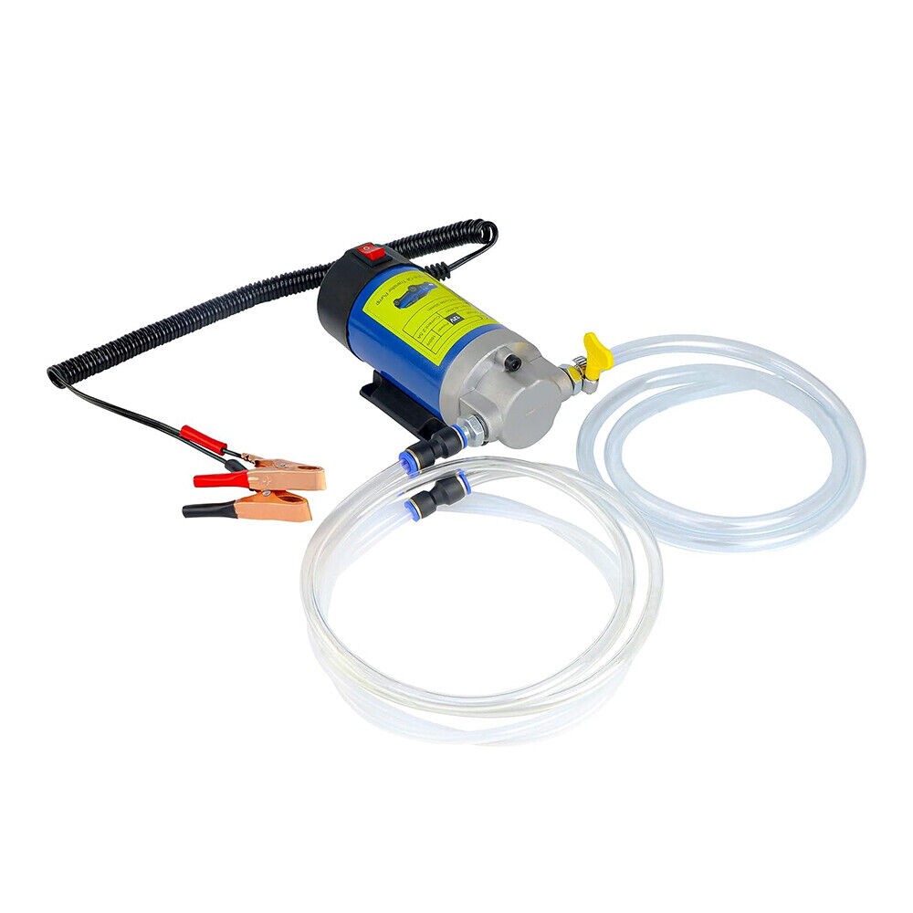 A Full Set 12 Volt Electric Engine Oil Transfer Extractor Fluid Suction Pump