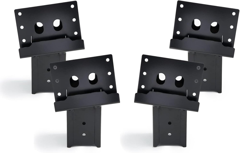 Multi-Use Outdoor 4x4 Compound Angle Platform 16''x 7.5''x 9'', Black