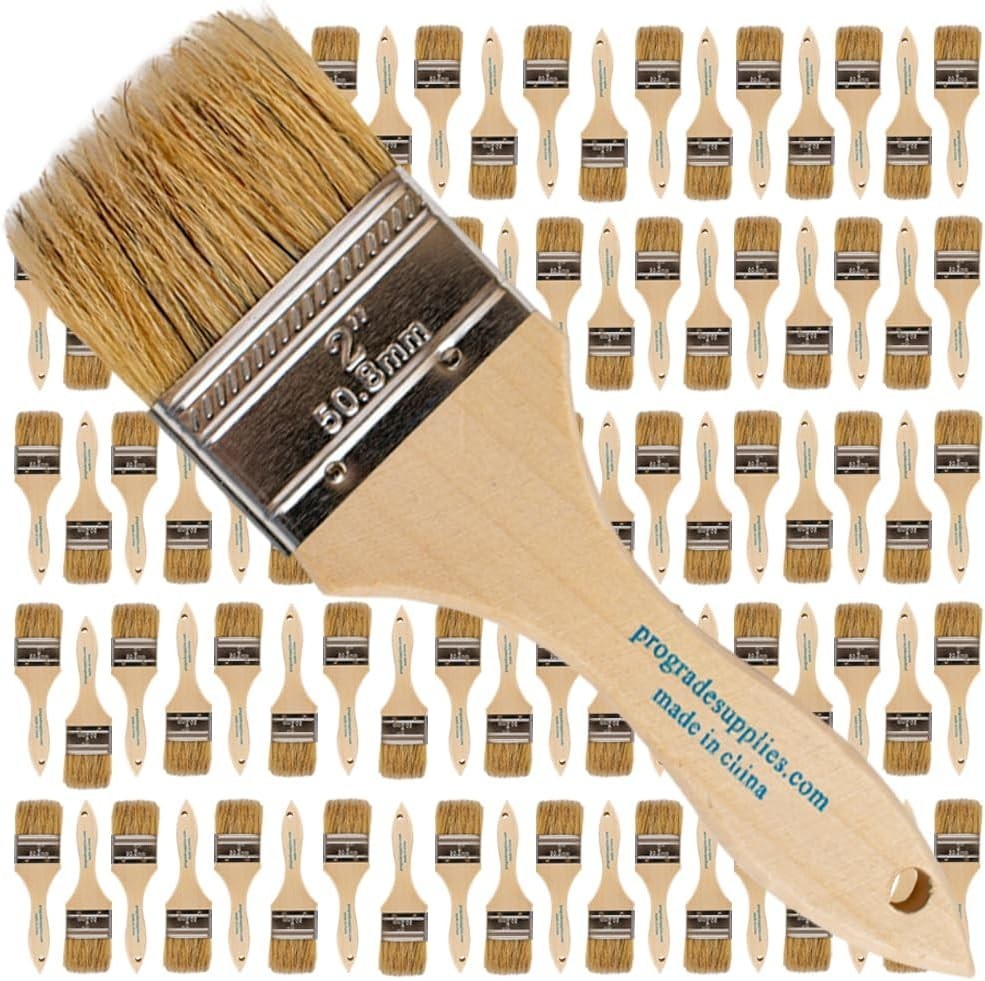 Chip Paint Brushes - 96 Pack - 2 Inch - Chip Brushes - Versatile for Paints, ...