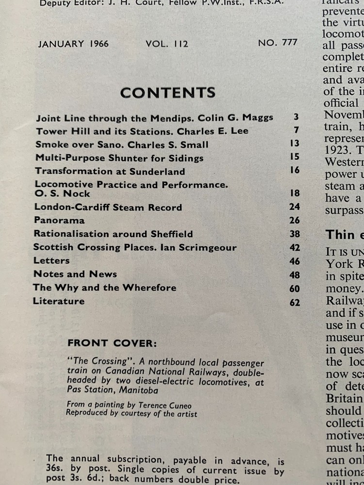 The Railway Magazine - 1966 - complete year