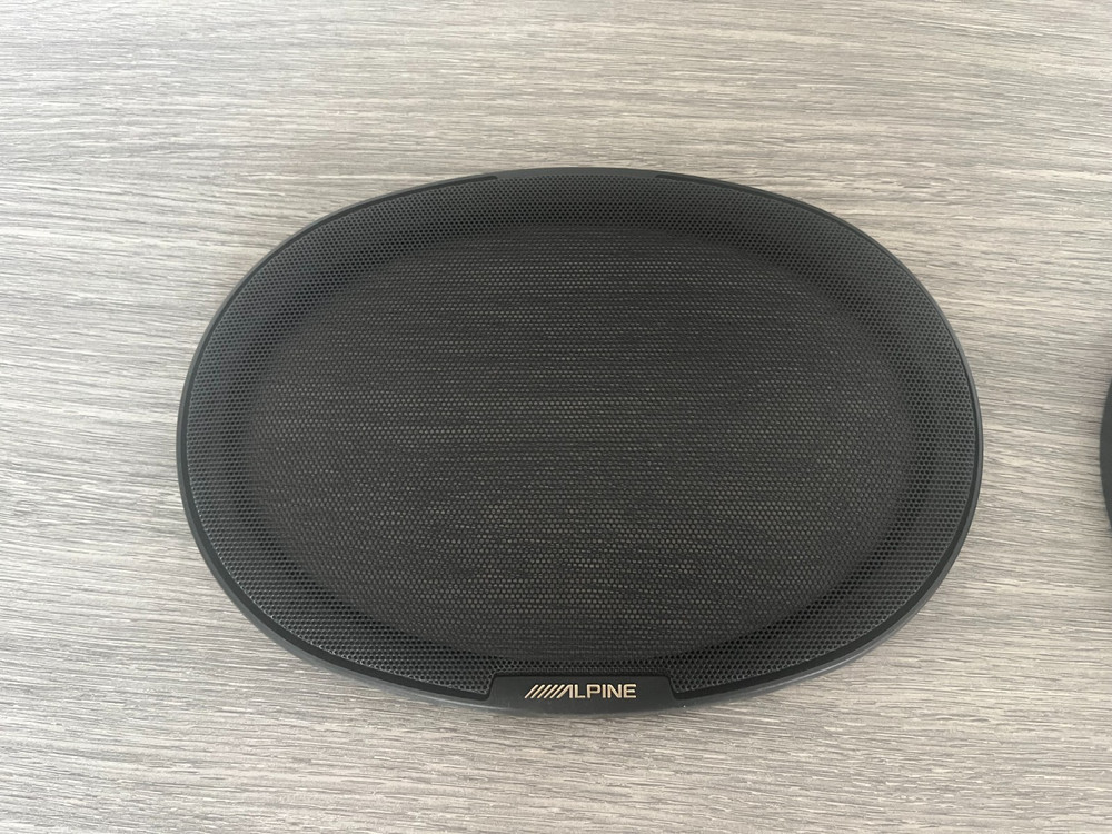 2 ALPINE SPEAKER COVERS 10in L 7in W 9in Diagonal
