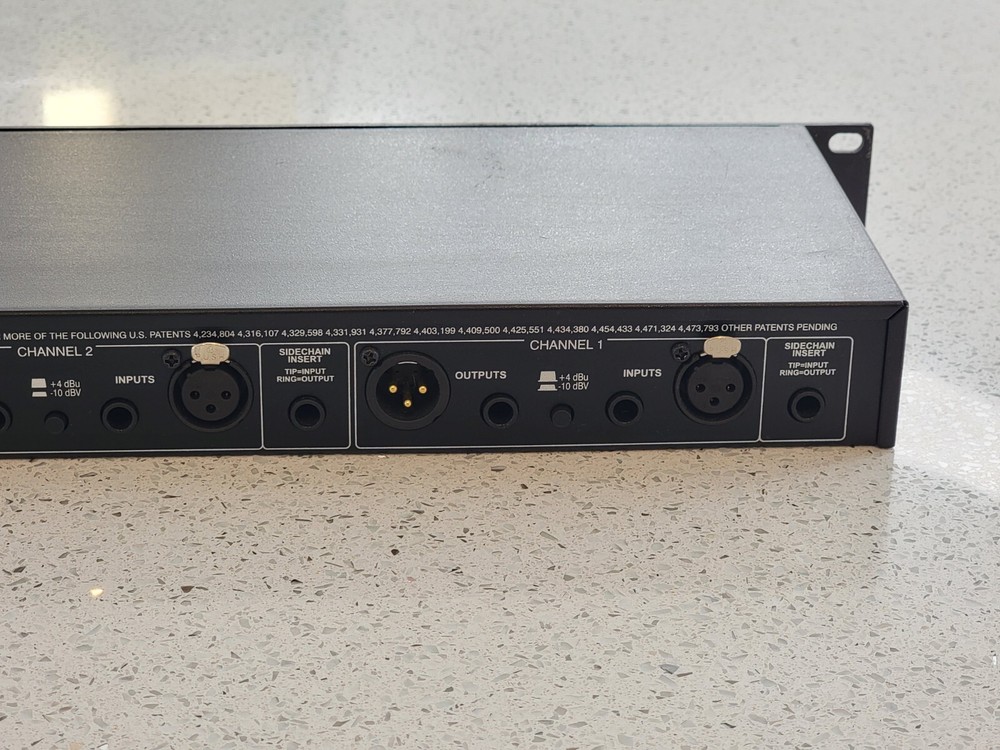 DBX 266XL Stereo Compressor Gate 2 Channel Dynamics Processor | Pro Audio