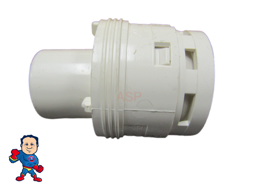 Nozzle, Waterway Poly Jet Caged Style, Directional, White