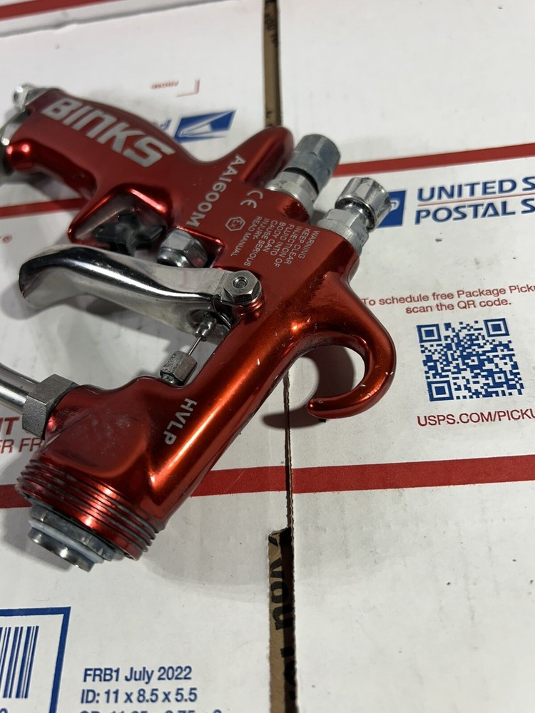 2 Binks AA1600M Air Assisted Spray Gun
