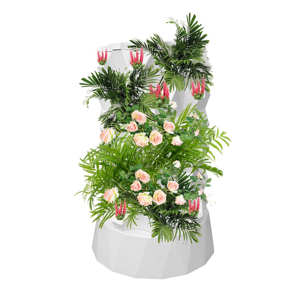 Hydroponics Growing System Tower 48 Slots Hydroponic Fruit Tower Layered gently